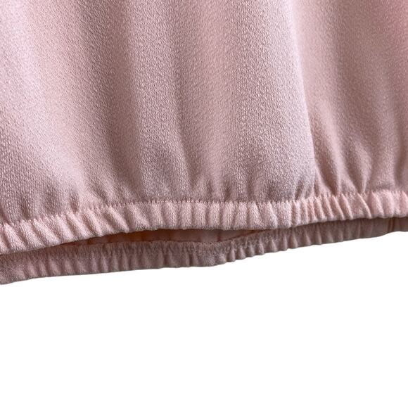 Zac & Rachel Woman Pale Pink Sleeveless V-Neck Blouse Crochet Detail Size 1X - Picture 4 of 7